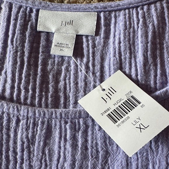 J.Jill Cotton Sleeveless Tank Top | Size XL | NWT - Picture 5 of 7